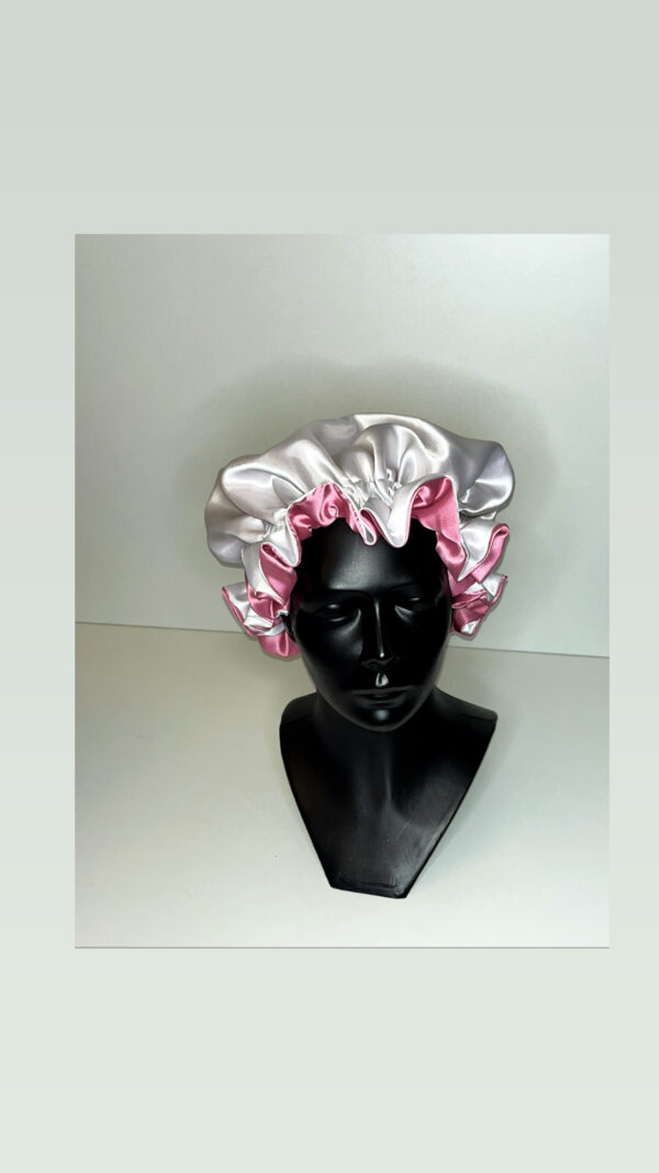 Satin Reversible Bonnet - Image 8