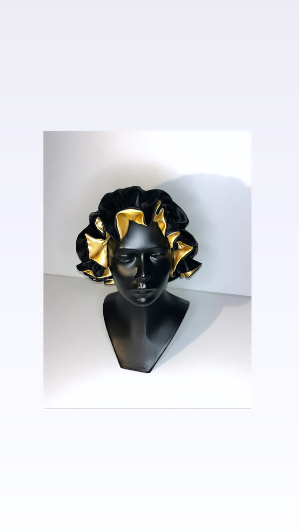 Satin Reversible Bonnet - Image 4